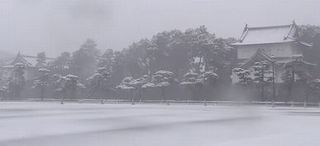 大雪の東京