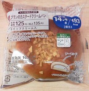 ブランのカスタードクリームパン