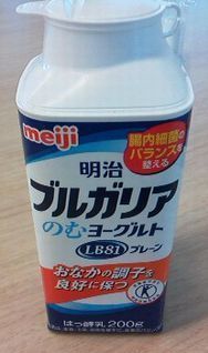 明治 ブルガリア のむヨーグルト LB81プレーン